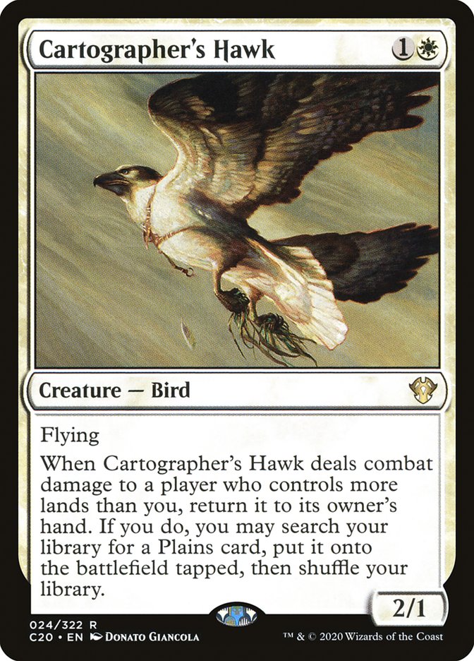 Cartographer's Hawk [Commander 2020] | Rook's Games and More