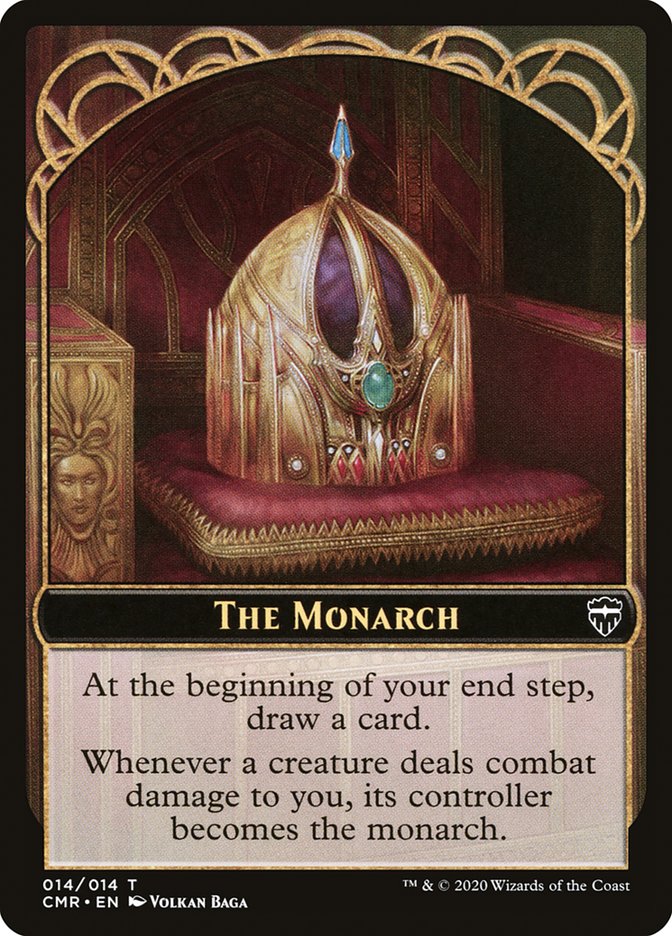 The Monarch Token [Commander Legends Tokens] | Rook's Games and More