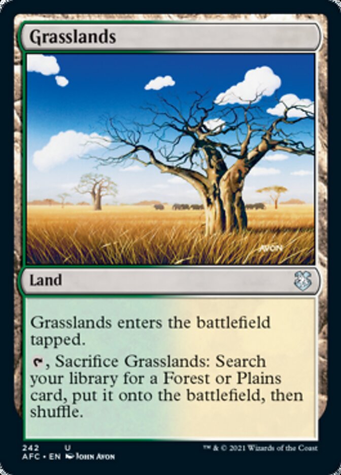 Grasslands [Dungeons & Dragons: Adventures in the Forgotten Realms Commander] | Rook's Games and More