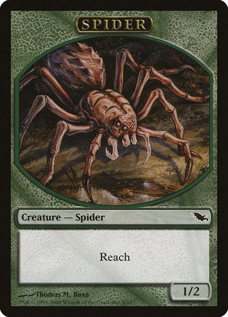 Spider Token [Shadowmoor Tokens] | Rook's Games and More