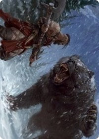 Blizzard Brawl Art Card [Kaldheim: Art Series] | Rook's Games and More