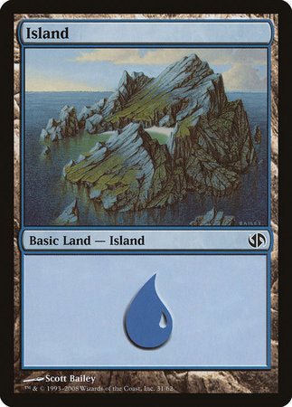 Island (31) [Duel Decks: Jace vs. Chandra] | Rook's Games and More