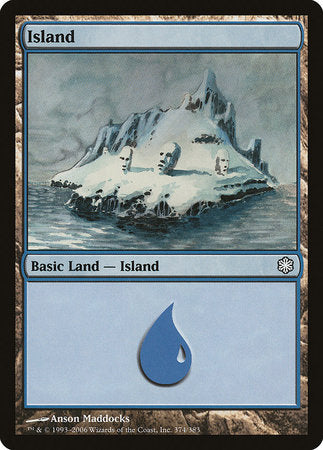 Island (374) [Coldsnap Theme Decks] | Rook's Games and More