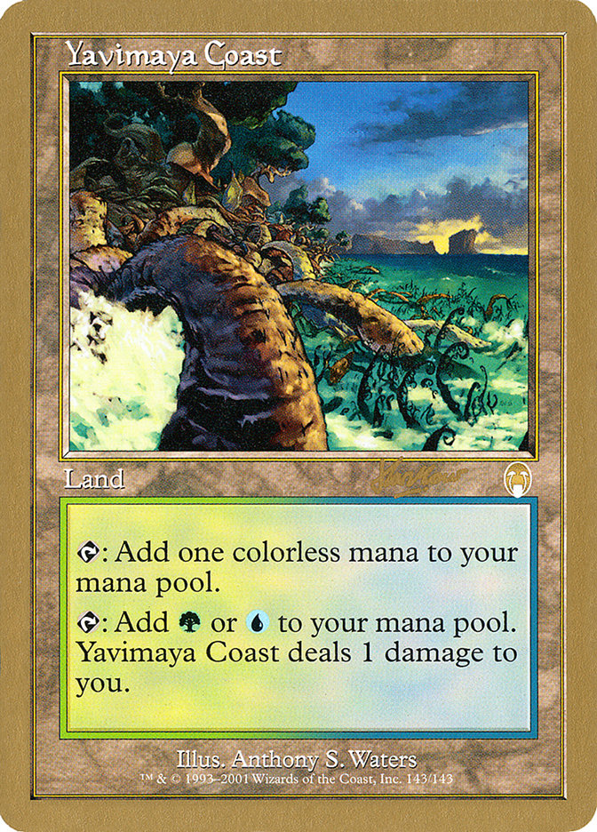 Yavimaya Coast (Sim Han How) [World Championship Decks 2002] | Rook's Games and More