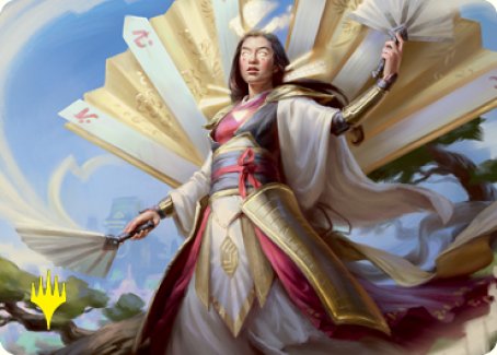 Imperial Subduer Art Card (Gold-Stamped Signature) [Kamigawa: Neon Dynasty Art Series] | Rook's Games and More