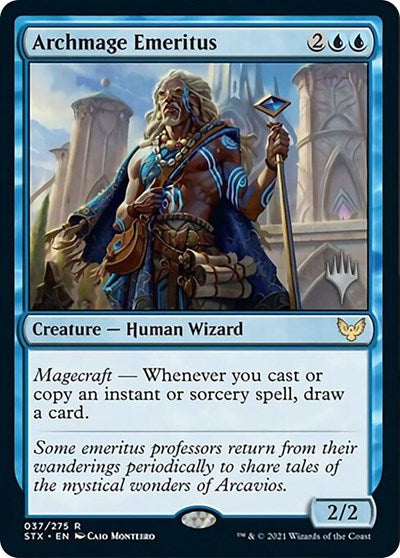 Archmage Emeritus (Promo Pack) [Strixhaven: School of Mages Promos] | Rook's Games and More