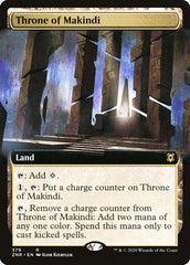 Throne of Makindi (Extended Art) [Zendikar Rising] | Rook's Games and More