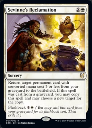 Sevinne's Reclamation [Commander 2019] | Rook's Games and More