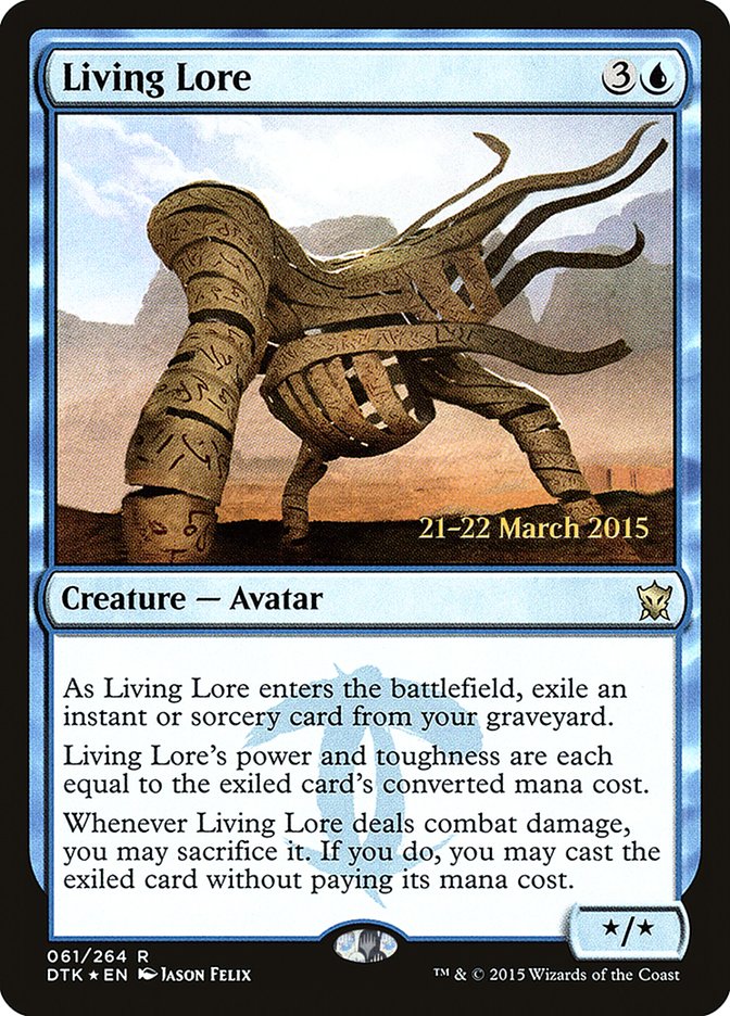 Living Lore  [Dragons of Tarkir Prerelease Promos] | Rook's Games and More