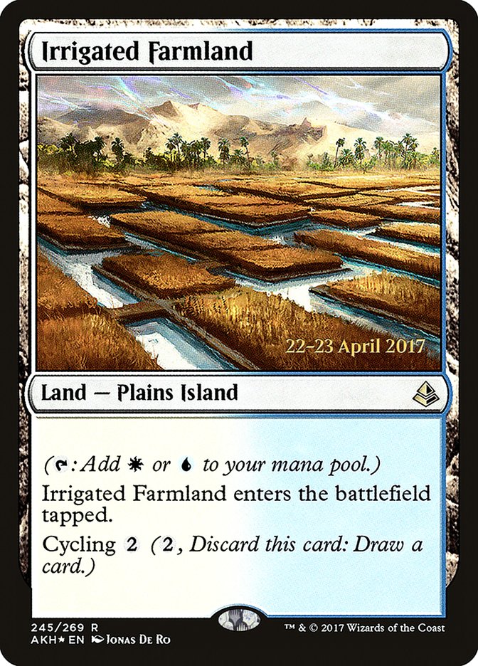Irrigated Farmland  [Amonkhet Prerelease Promos] | Rook's Games and More