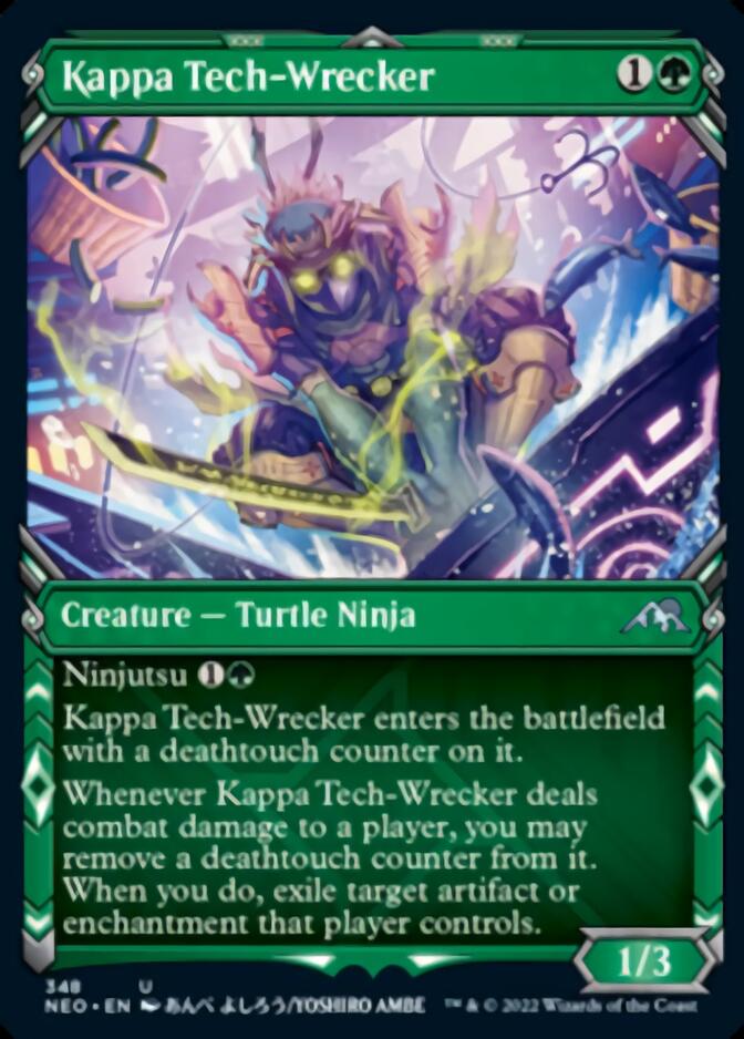 Kappa Tech-Wrecker (Showcase Ninja) [Kamigawa: Neon Dynasty] | Rook's Games and More