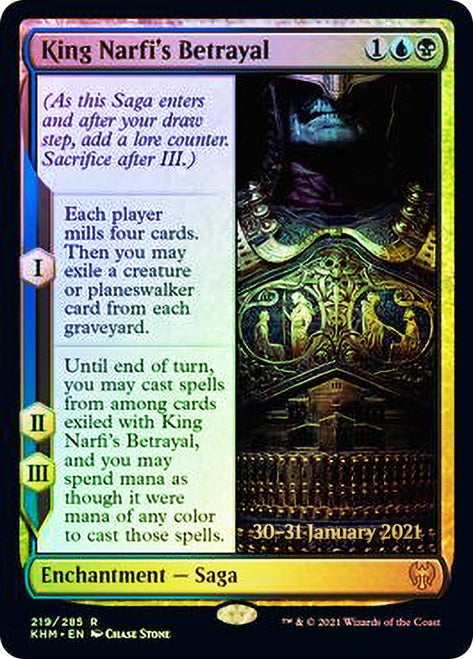 King Narfi's Betrayal [Kaldheim Prerelease Promos] | Rook's Games and More