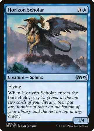 Horizon Scholar [Core Set 2019] | Rook's Games and More