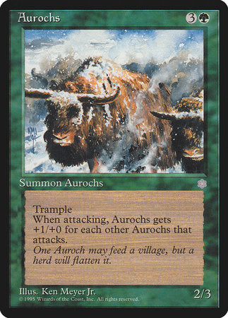Aurochs [Ice Age] | Rook's Games and More