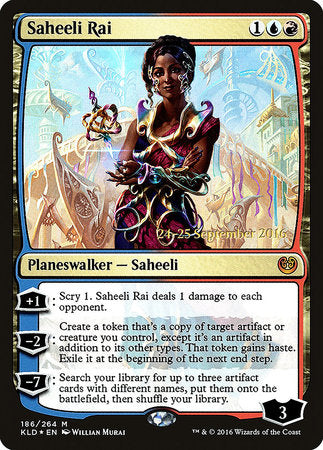 Saheeli Rai [Kaladesh Promos] | Rook's Games and More