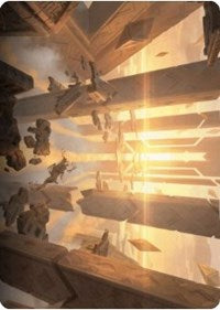 Skyclave Basilica Art Card [Zendikar Rising Art Series] | Rook's Games and More