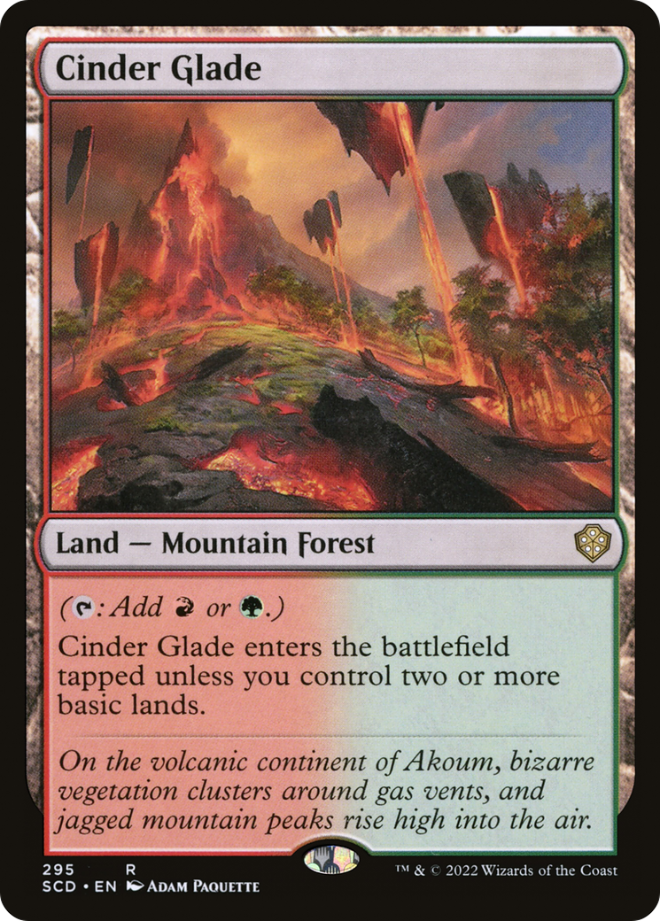 Cinder Glade [Starter Commander Decks] | Rook's Games and More