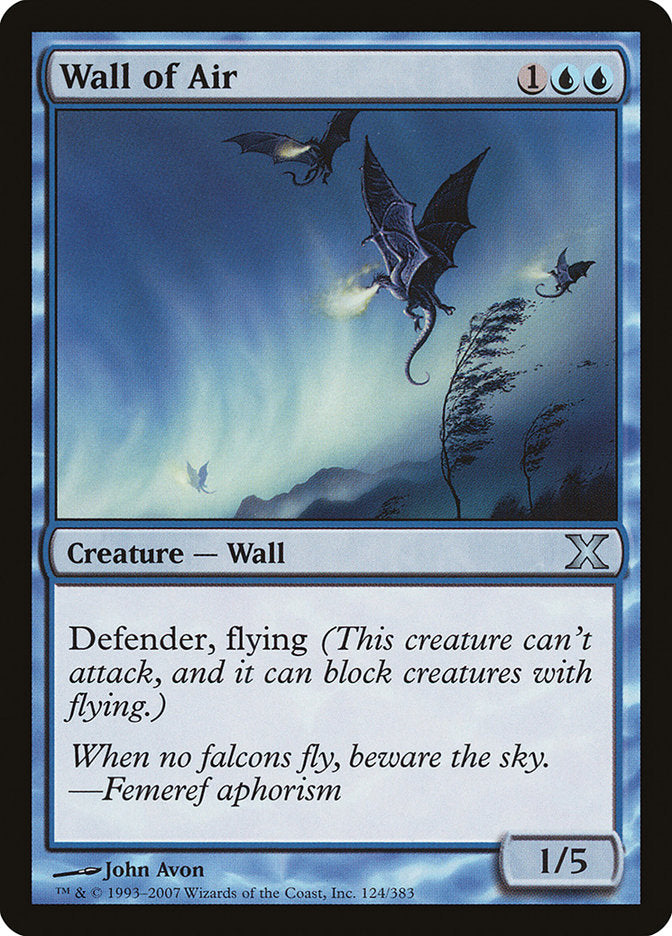 Wall of Air [Tenth Edition] | Rook's Games and More