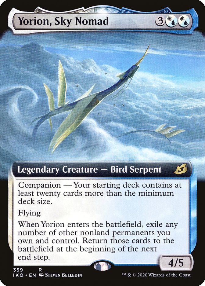 Yorion, Sky Nomad (Extended Art) [Ikoria: Lair of Behemoths] | Rook's Games and More