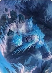 Icehide Troll Art Card [Kaldheim: Art Series] | Rook's Games and More