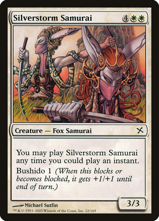 Silverstorm Samurai [Betrayers of Kamigawa] | Rook's Games and More