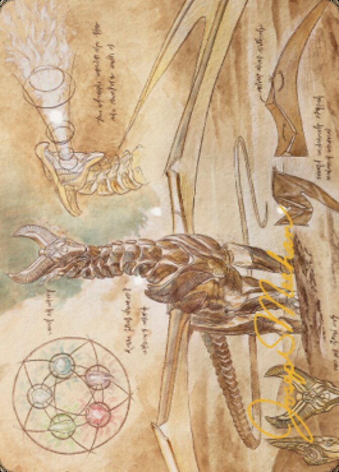 Ramos, Dragon Engine Art Card (Gold-Stamped Signature) [The Brothers' War Art Series] | Rook's Games and More