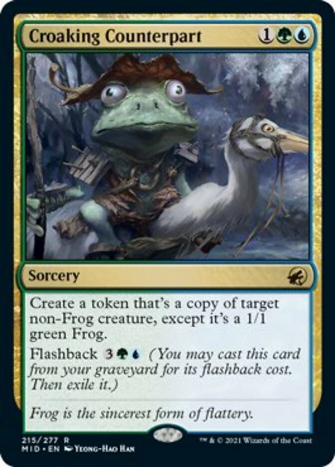 Croaking Counterpart [Innistrad: Midnight Hunt] | Rook's Games and More