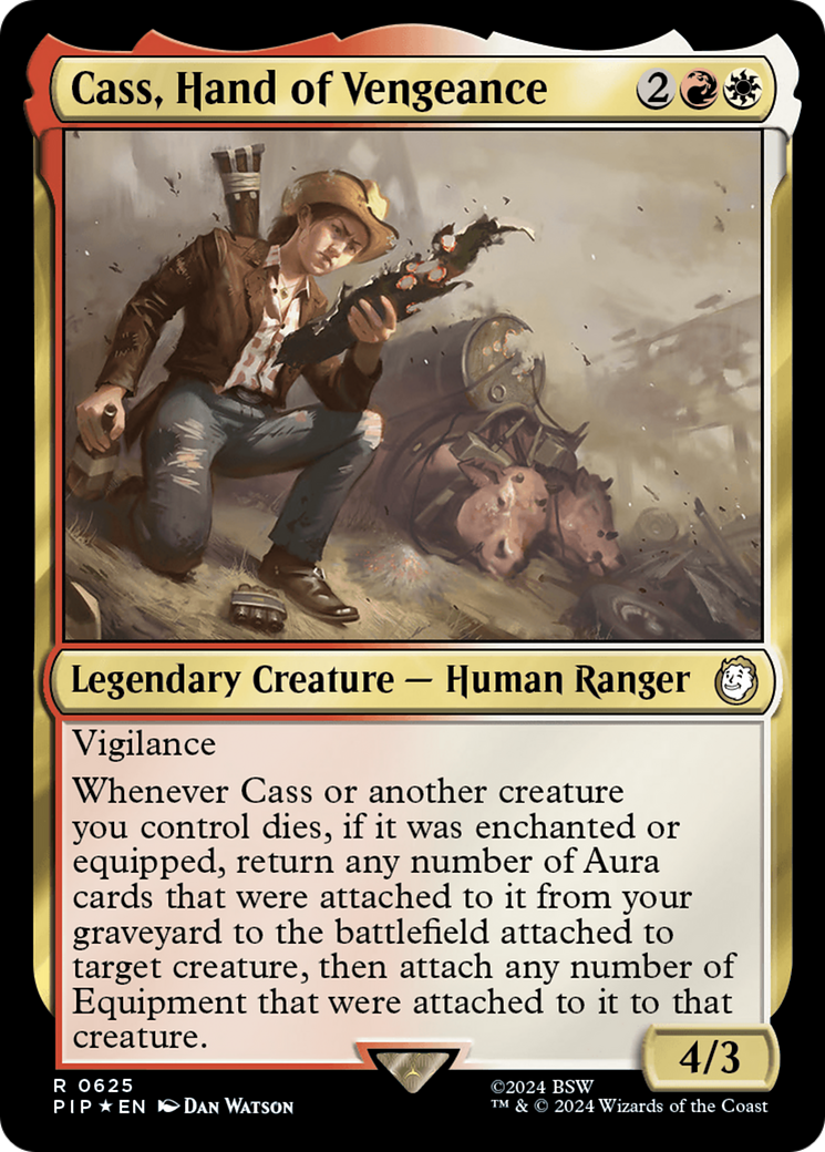 Cass, Hand of Vengeance (Surge Foil) [Fallout] | Rook's Games and More
