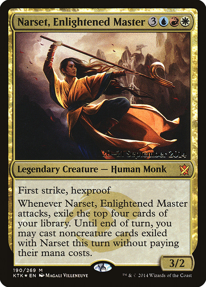 Narset, Enlightened Master  [Khans of Tarkir Prerelease Promos] | Rook's Games and More