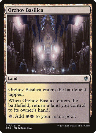 Orzhov Basilica [Commander 2016] | Rook's Games and More