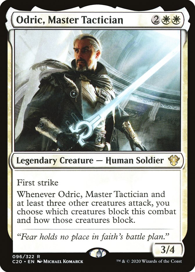 Odric, Master Tactician [Commander 2020] | Rook's Games and More