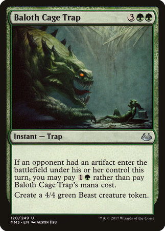 Baloth Cage Trap [Modern Masters 2017] | Rook's Games and More