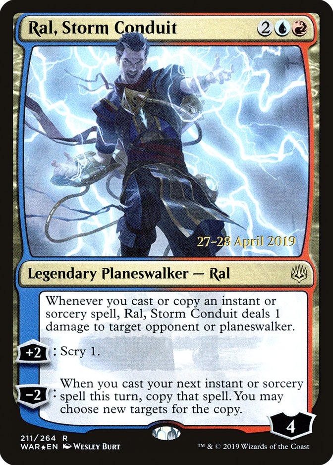 Ral, Storm Conduit  [War of the Spark Prerelease Promos] | Rook's Games and More