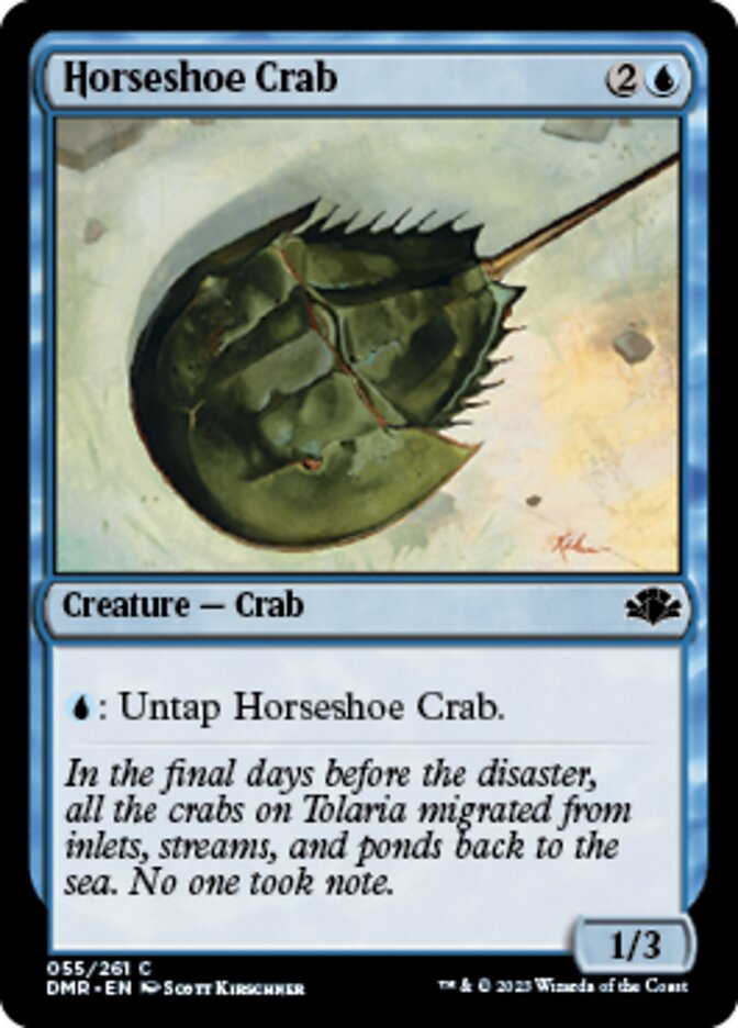 Horseshoe Crab [Dominaria Remastered] | Rook's Games and More