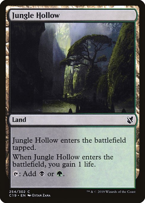Jungle Hollow [Commander 2019] | Rook's Games and More