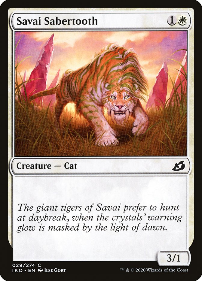Savai Sabertooth [Ikoria: Lair of Behemoths] | Rook's Games and More