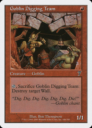 Goblin Digging Team [Seventh Edition] | Rook's Games and More