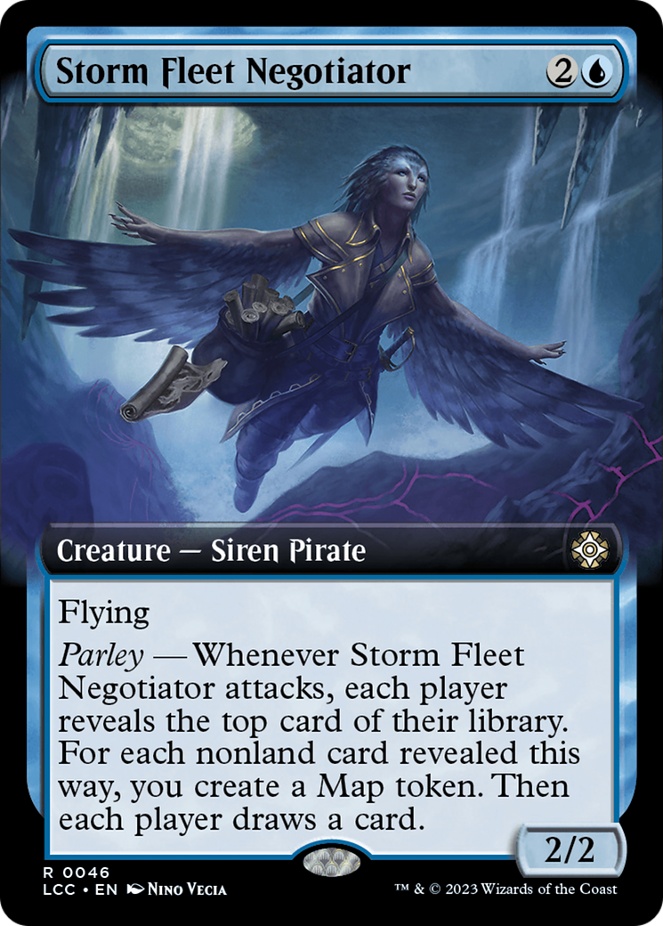 Storm Fleet Negotiator (Extended Art) [The Lost Caverns of Ixalan Commander] | Rook's Games and More