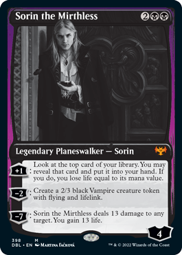 Sorin the Mirthless [Innistrad: Double Feature] | Rook's Games and More