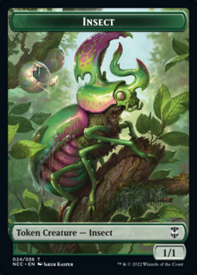 Ogre // Insect Double-sided Token [Streets of New Capenna Commander Tokens] | Rook's Games and More
