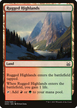 Rugged Highlands [Duel Decks: Mind vs. Might] | Rook's Games and More