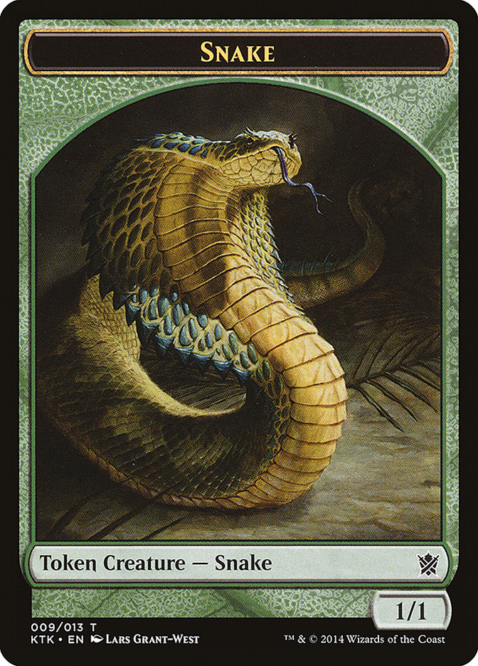 Snake [Khans of Tarkir Tokens] | Rook's Games and More