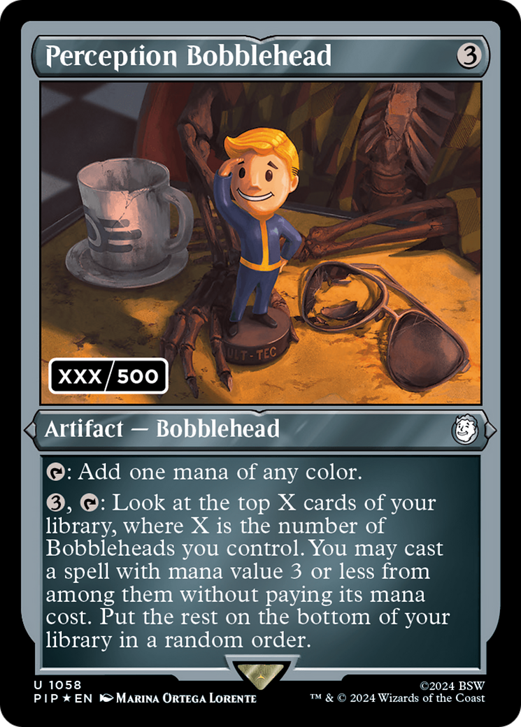 Perception Bobblehead (Serial Numbered) [Fallout] | Rook's Games and More