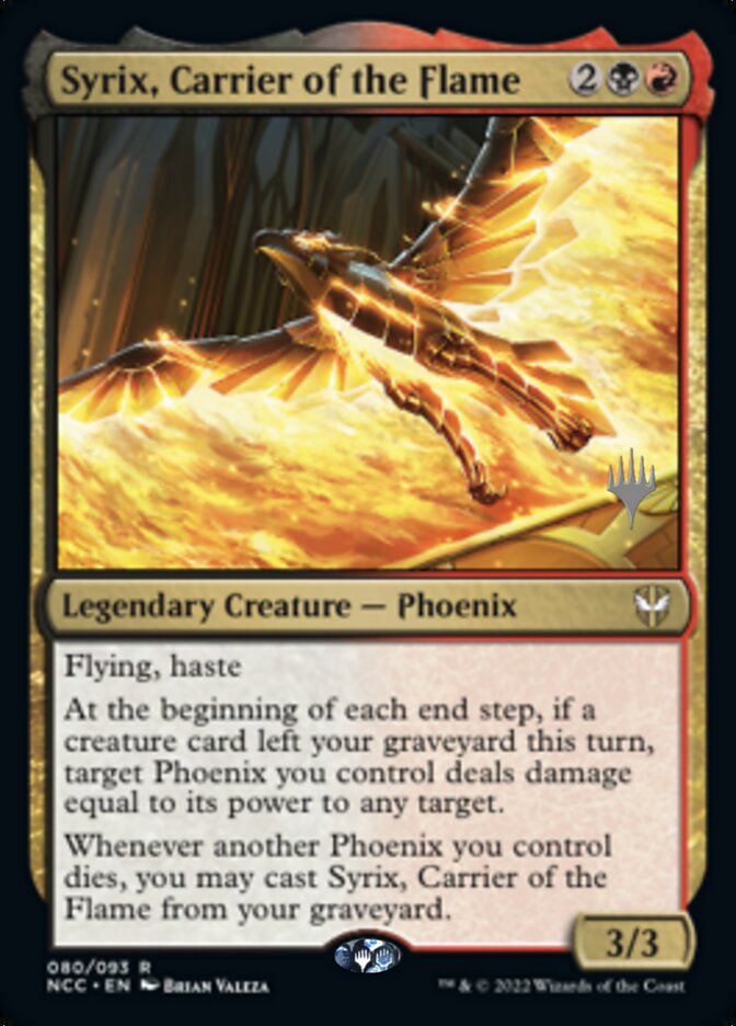 Syrix, Carrier of the Flame (Promo Pack) [Streets of New Capenna Commander Promos] | Rook's Games and More