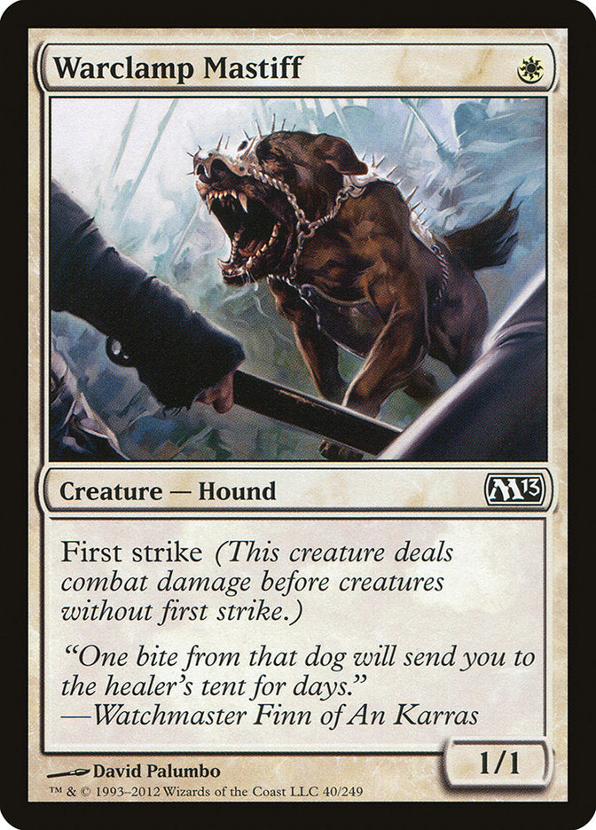 Warclamp Mastiff [Magic 2013] | Rook's Games and More