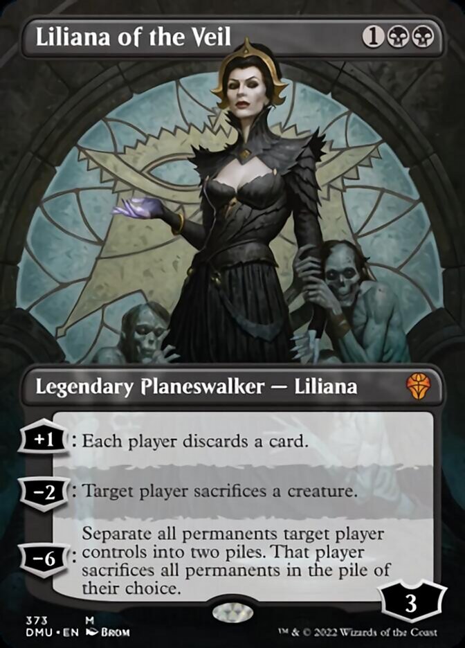 Liliana of the Veil (Borderless) [Dominaria United] | Rook's Games and More