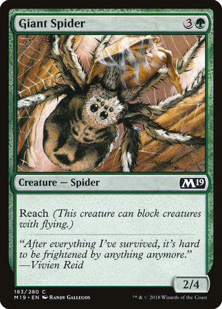 Giant Spider [Core Set 2019] | Rook's Games and More