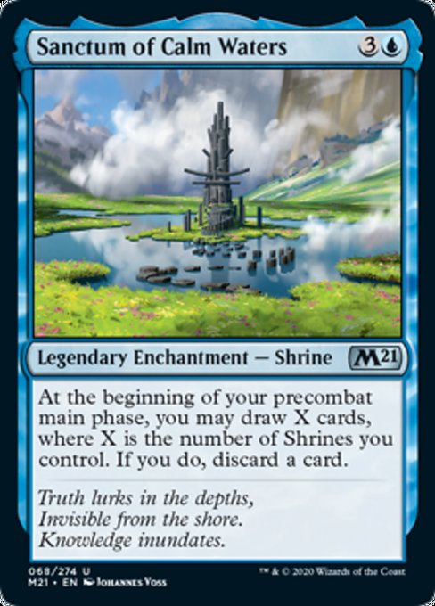 Sanctum of Calm Waters [Core Set 2021] | Rook's Games and More