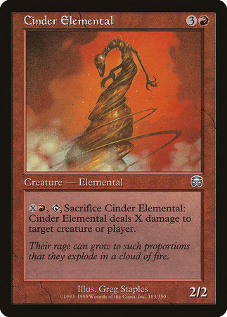 Cinder Elemental [Mercadian Masques] | Rook's Games and More