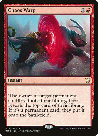 Chaos Warp [Commander 2018] | Rook's Games and More